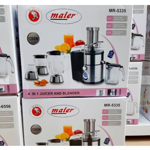 آبمیوه گیری 4 کاره مایر مدل MR-5335(کد1) 