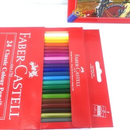 بسته مداد رنگی 24 رنگ فابر کاستل اصل Faber-Castell 