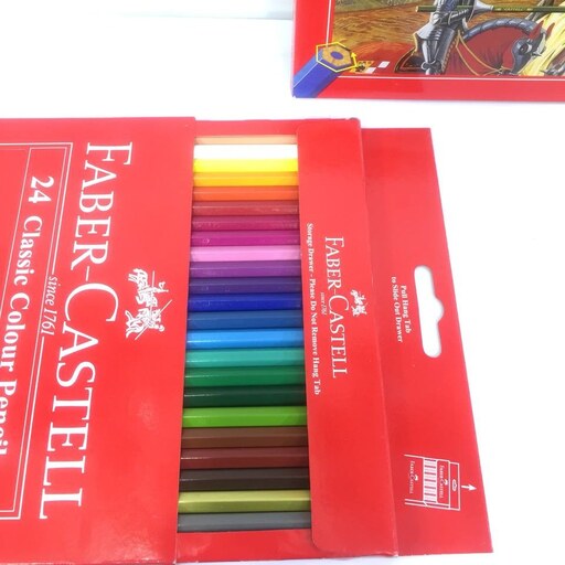 بسته مداد رنگی 24 رنگ فابر کاستل اصل Faber-Castell 