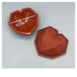 قالب سیلیکونی قلب اوریگامی 12 سانت