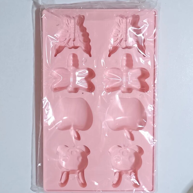 قالب ژله پلاستیکی قالب ژله حیوانات قالب ژله ابعاد 26در16خرگوش6، سیب6.5، سنجاقک و پروانه حدودا 5.5 