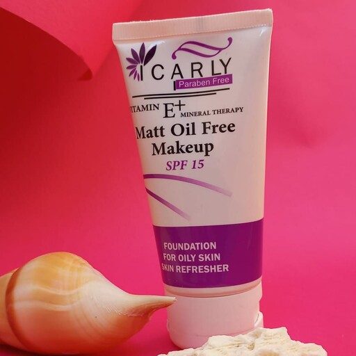 کرم پودر مات فاقد چربی I CARLY Oil free شماره Classic 102