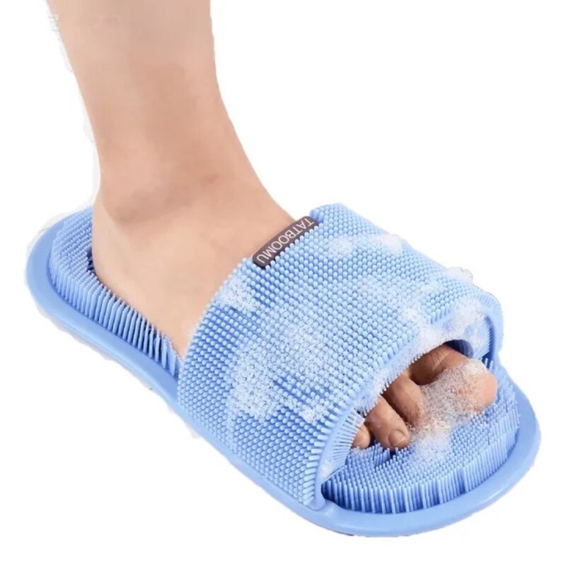 دمپایی حمام سیلیکونی برای شستشو و ماساژ پا