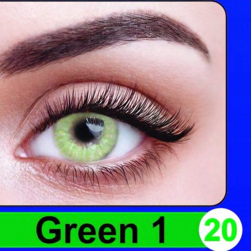 لنز چشم رنگی نیوویژن رنگ سبز روشن Green1