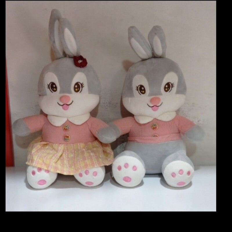 عروسک خرگوش دختر و پسر  اورجینال 