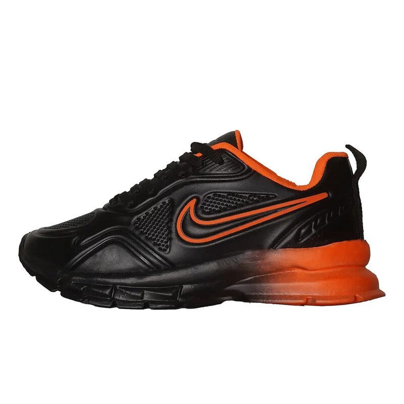 کفش ورزشی مردانه مشکی نارنجی سایز 41 تا 44 مدل Arona