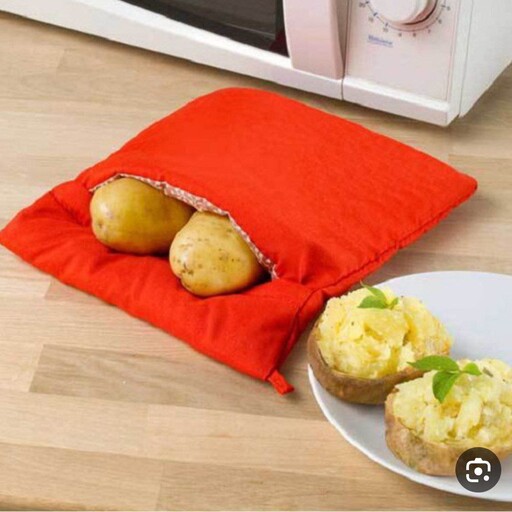 کیسه پارچه ای  پخت سیب زمینی داخل مایکروفر و توستر، قابلیت شست و شو
