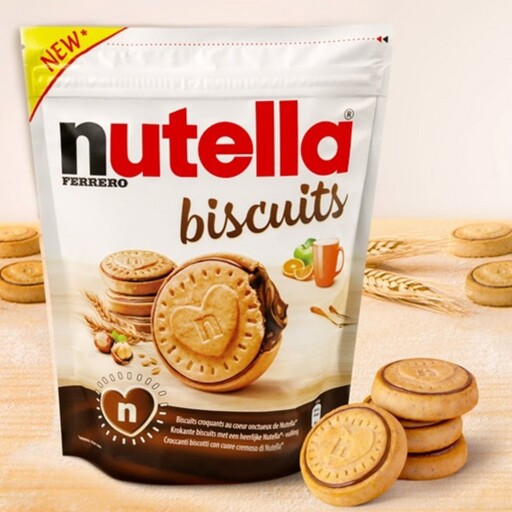 بیسکویت کرمدار نوتلا  304 گرم nutella biscuits