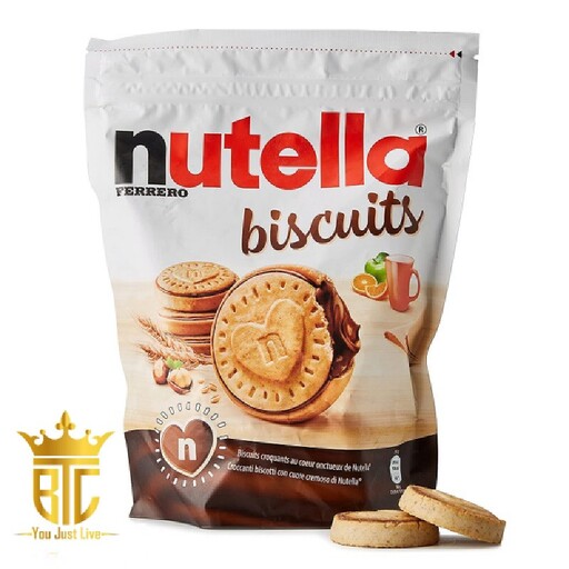 بیسکویت کرمدار نوتلا  304 گرم nutella biscuits