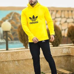 سویشرت شلوار مردانه Adidas مدل Nelvi (زرد) s