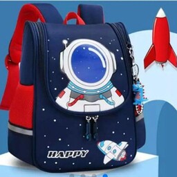 کیف کوله مدرسه پسرانه طرح فضانورد برند وارداتی کیفیت عالی فاقد جاسوییچی اندازه 40در27در14 مناسب ابتدایی و راهنمایی