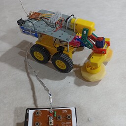 کیت رباتیک ماشین نظافت با کنترل از راه دور 