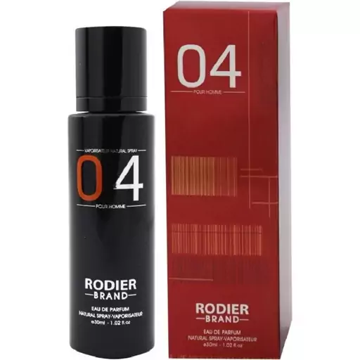 عطر جیبی زنانه و مردانه 30 میل برند رودیر مدل ملکول 04 ( Molecule 04)