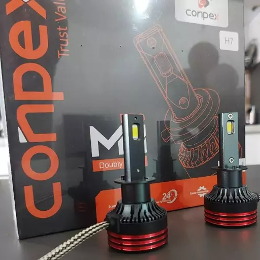 هدلایت conpex m8 pro ام8 پرو هدلایت کانپکس پایه H4 با کارت گارانتی طلایی   اصلی و پلمپ شرکتی با گارانتی محصول 2024