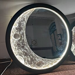 تابلو ماه چراغ دار شب خواب آینه
