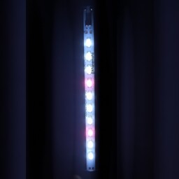 لامپ نور LED آکواریوم 18 سانت رنگ سفید صورتی(مناسب آکواریوم 20 الی 25)چراغ آکواریوم،نور آکواریوم