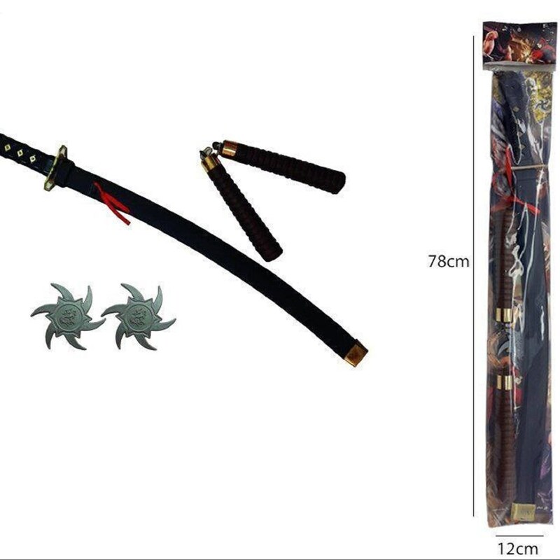 ست شمشیر و نانچیکو پلاستیکی اسباب بازی