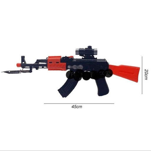 تفنگ کلاش موزیکال باطری خور اسباب بازی سلفونی مدل آوا AMT3500
