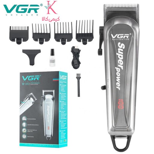 ریش تراش حرفه ای وی جی آر مدل VGR V-060