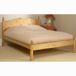 تخت خواب تمام چوب کلاسیک یک نفره مناسب تشک 100-200