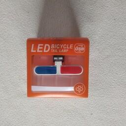 چراغ پلیسی شارژی ال ای دی دوچرخه نصب آسان عمر بالا نور زیاد  کم مصرف  قابل شارژ  نور چند حالته همراه کابل  شارژ  هستش