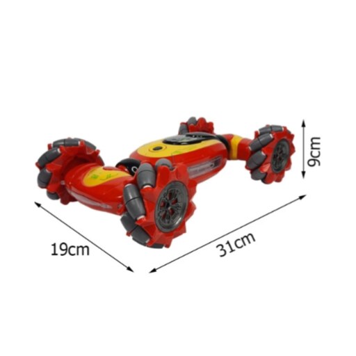 ماشین بازی کنترلی مدل آفرود کرمی چرخ کپسولی کد 20KM-02