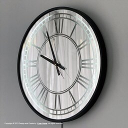 ساعت دیواری سایان هوم مدل آینه ای قطر 45 سانتیمتر
