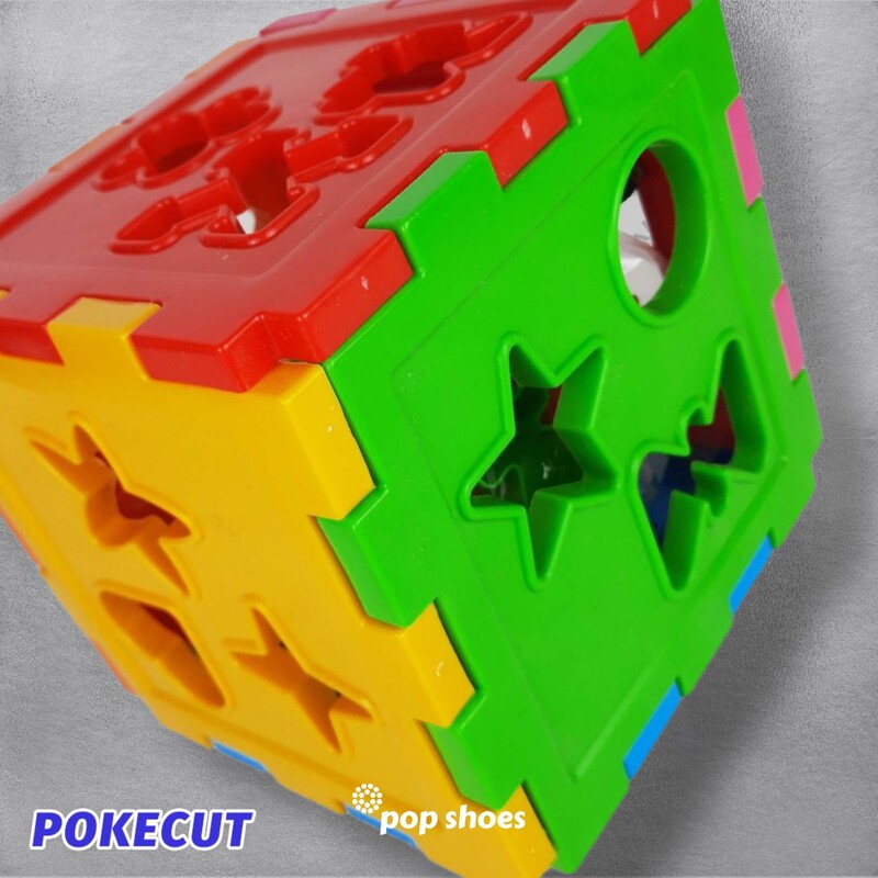 مکعب هوش مکعب اشکال مکعب فکری مکعب ساختنی مکعب رنگی مکعب  اشکال آموزش رنگها