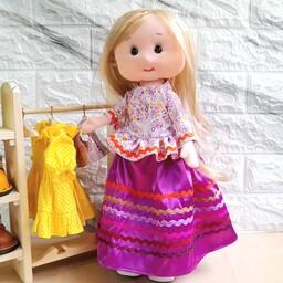 عروسک  مهربان با لباس سنتی اقوام تولیدی لیندا