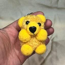 جاسوئیچی و جا کلیدی عروسک خرس زرد