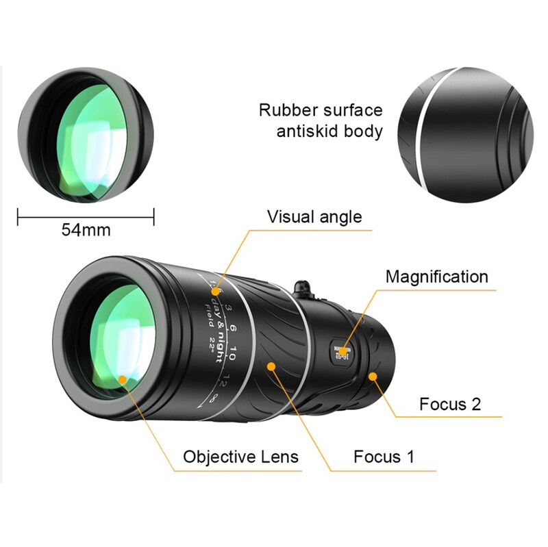 دوربین تک چشمی کومت مدل 40X60 CO-20 - ارسال به صورت پس کرایه