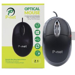 موس اپتیکال سیم دار P-net Z.1