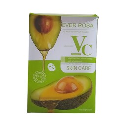 ماسک ورقه ای آووکادو اور رزا بسته ده عددی Ever Rosa Avocado Mask