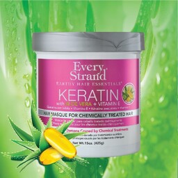 ماسک کراتینه موهای رنگ شده و کراتینه اوری استرند Every Strand Keratin وزن 425 گرم