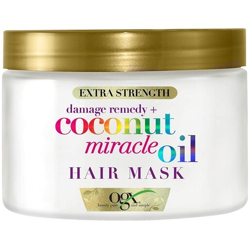 ماسک موی ترمیم کننده روغن نارگیل او جی ایکس Ogx Coconut Miracle وزن 168 گرم