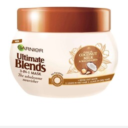 ماسک مو شیر نارگیل گارنیر GarnierUltimate Blends Coconut Milk Dry Hair Treatment Mask