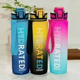 قمقمه ورزشی hydrated  قمقمه باشگاهی حجم 1 لیتری آساننوش دار