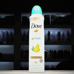 اسپری ضد تعریق زنانه Dove مدل Go fresh با رایحه گلابی
