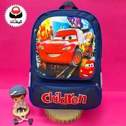 کیف مدرسه دبستانی پسرانه طرح عروسکی ماشین ها مک کوئین فانتزی با قیمت تخفیف خورده 