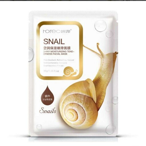 ماسک ورقه ای حلزون رورک Snail Mas

