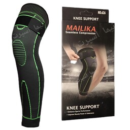 زانوبند ورزشی ساق بلند با بند فیکس کننده  (تکی)