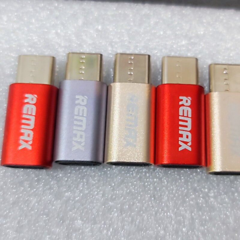 تبدیل فلزی میکرو به تایپ C تبدیل میکرو به لایتینگ تبدیل micro به  type c تبدیل micro USB به Lightning