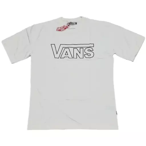 تیشرت آستین کوتاه مردانه سفید ونس. VANS