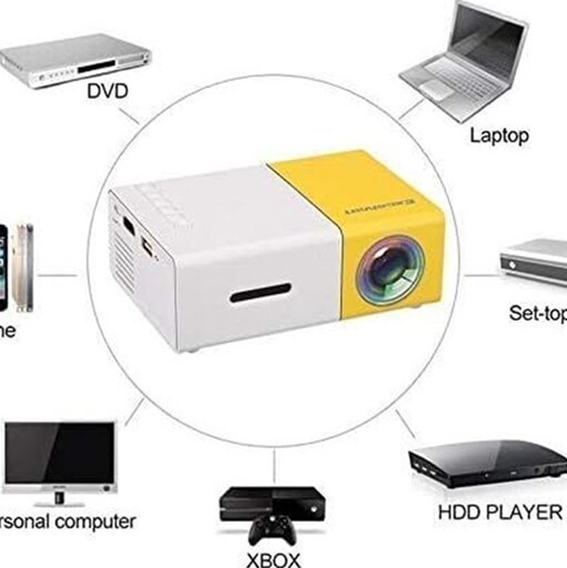 مینی پروژکتور برند YG مدل YG300 Projector 400