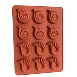 قالب سیلیکونی شکلات و حلوای بوتیکی سورنا پارت مدل حلوایی ترمه