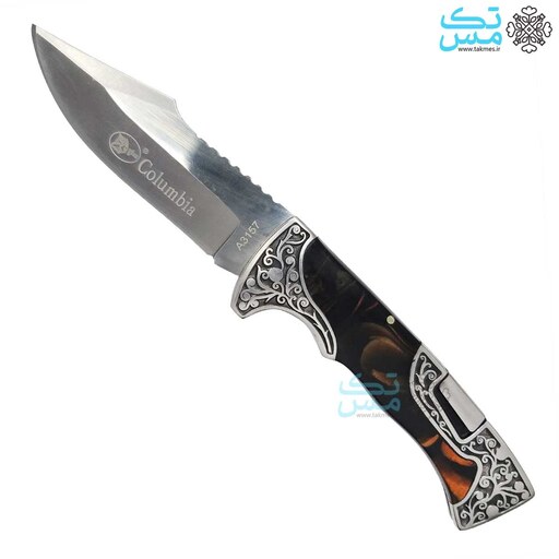 چاقو کلمبیا اصل دسته رزین اپوکسی مدل A3157