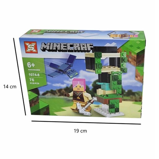 لگو ماینکرافت MINECRAFT با مینی فیگور SX 1074-8