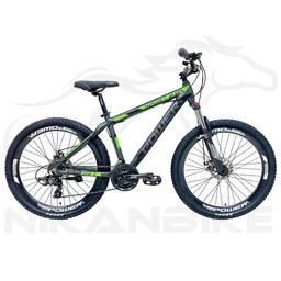 دوچرخه کوهستان پاور سایز 27.5 مدل SPORT2.0D AT دیسکی (21 دنده)خاکستری-سبز.کد 1016012
