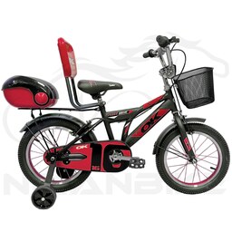 دوچرخه بچگانه اوکی سایز 16 مدل PRADO - HR 141 مشکی-قرمز.کد 1018015