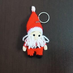عروسک بافتنی آویز بابانوئل 1
